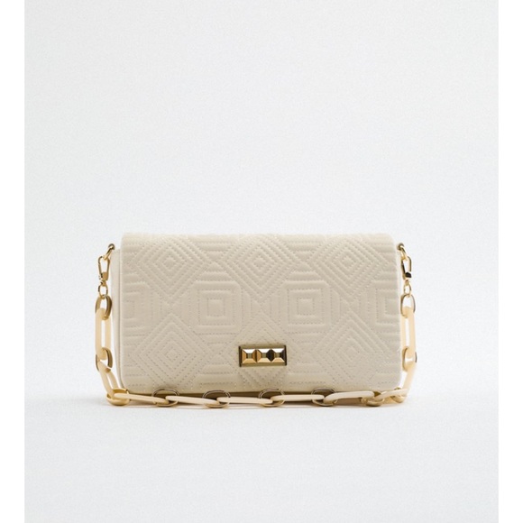 Zara Handbags - ZARA BEADED SHOULDER BAG